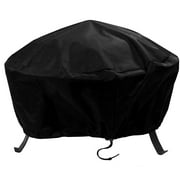 CILJKU Round Outdoor Fire Pit Cover, Heavy-Duty Waterproof 300D Polyester \u0026 PVC, All-Weather Protection with Drawstring, 36/40/48/58 Inch